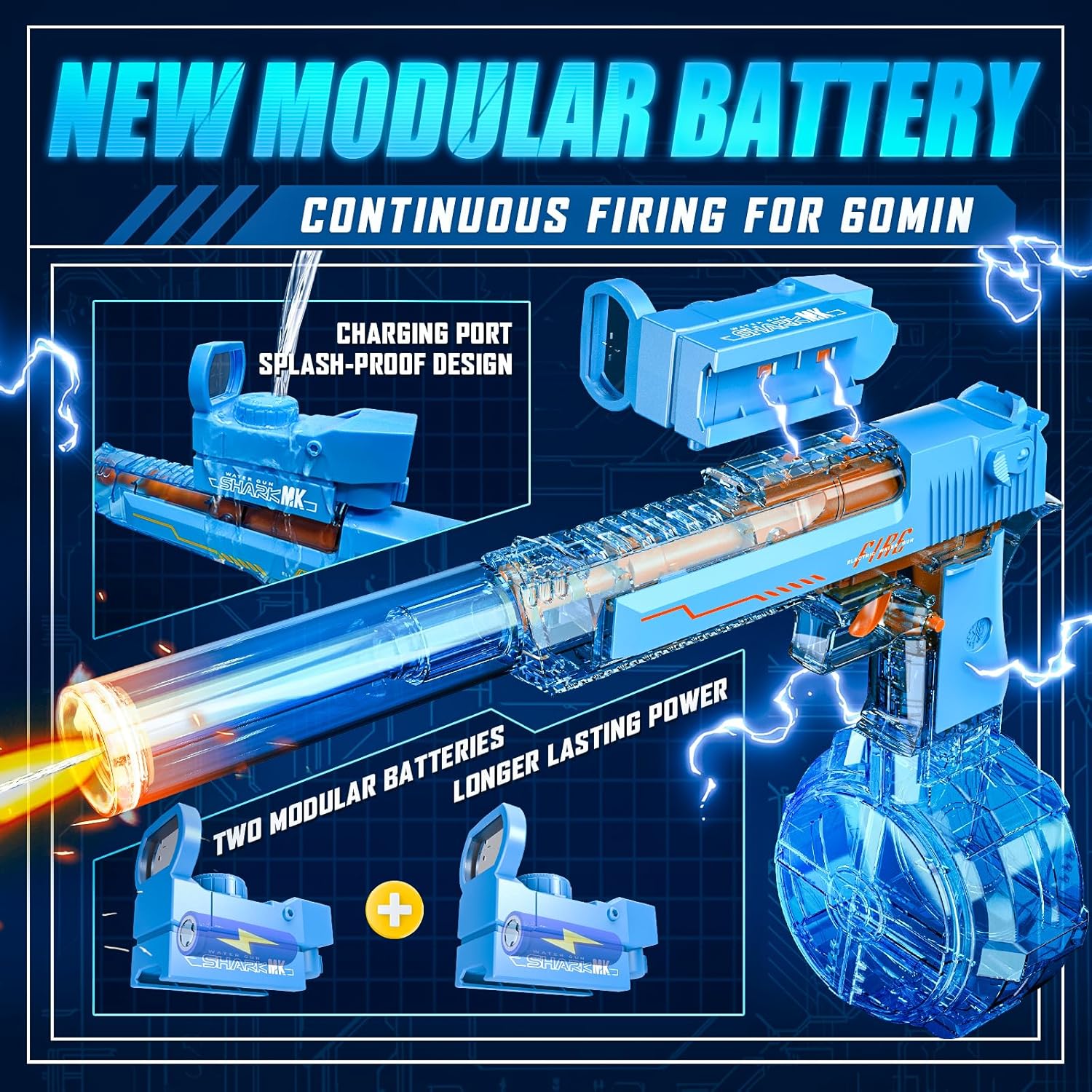 Electric Automatic Water Blaster Gun